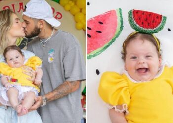 Virginia Fonseca e Zé Felipe comemoram três meses da filha caçula: ‘Nossa Magali’