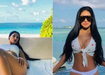 Simaria aparece de calcinha e top em cenário paradisíaco no Instagram