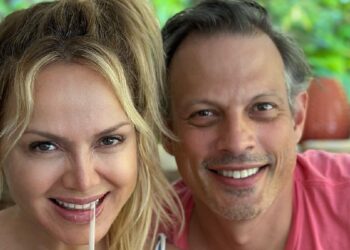 Eliana posa com o marido em foto rara: “Registro fofinho”