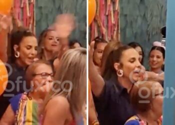 Ivete Sangalo surpreende e aparece na festa de uma fã, no Rio de Janeiro