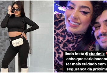 Homem vai de penetra à festa de MC Mirella, tira foto e diz: ‘Cuidado com a segurança da próxima vez’