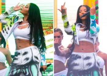 Ludmilla pede legalização da m***nha, mostra dedo do meio e arrasa no The Town