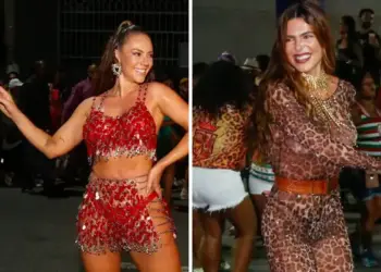 Paolla Oliveira e Mariana Goldfarb: Rainha e musa iluminam ensaio da Grande Rio
